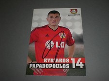 Kyriakos Papadopoulos Bayer 04 Leverkusen 14/15 signed Autogramm Autogrammkarte