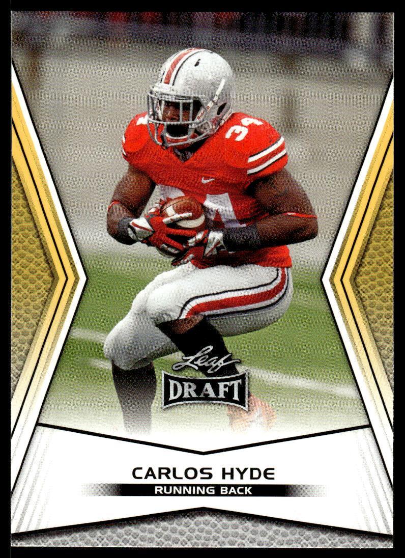Carlos Hyde Leaf Draft #CH1 Base