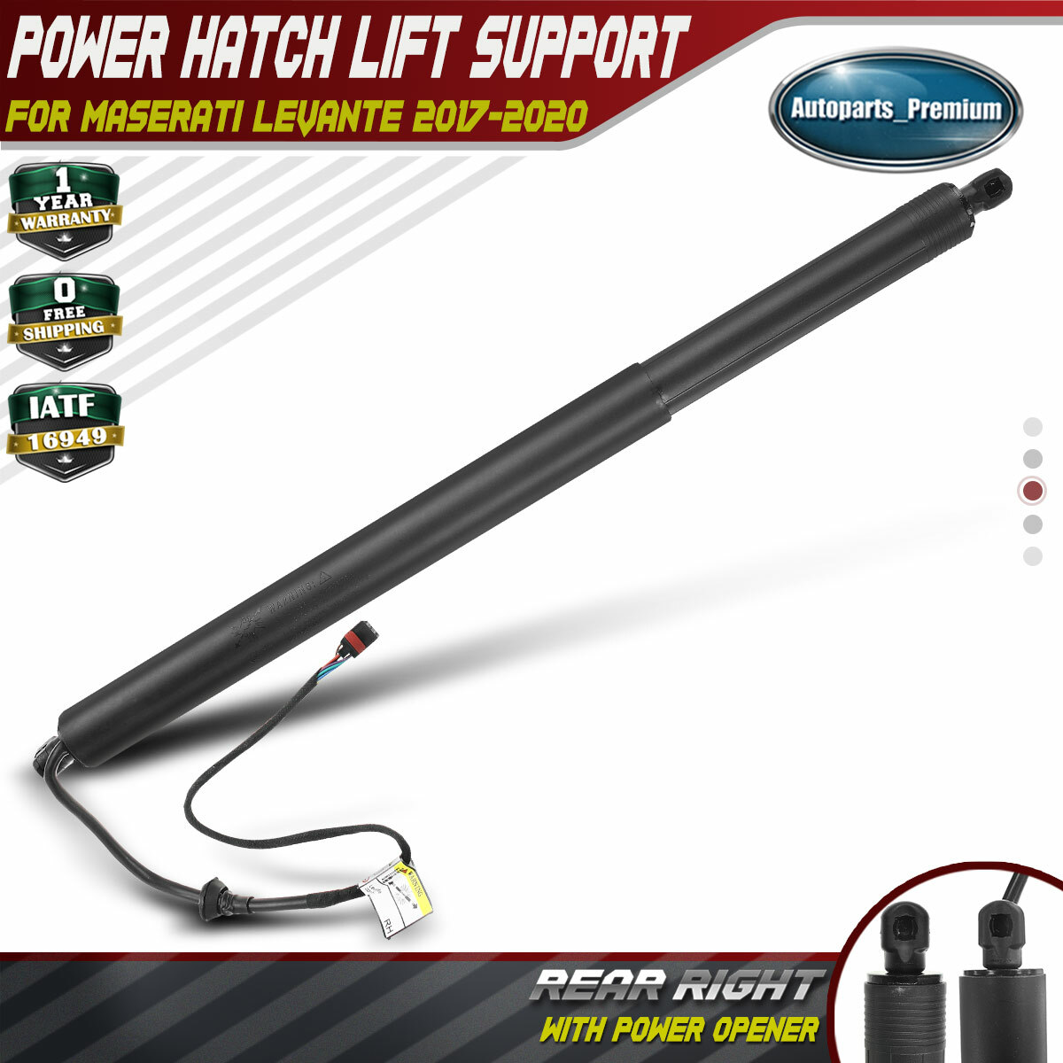 1x Power Hatch Lift Support for Maserati Levante 2017-2020 SUV Rear RH Passenger