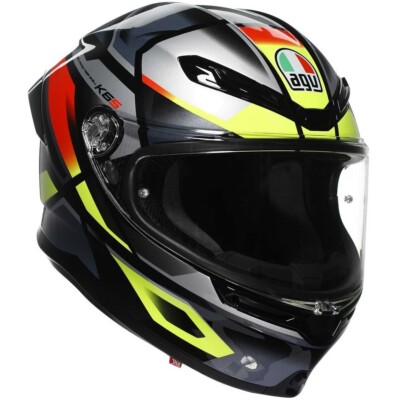 AGV K6 S 22.06 ERAZER BLACK RED YELLOW BLACK RED YELLOW INTEGRAL FIBER SIZE M