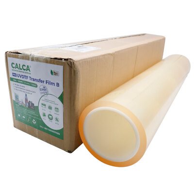UV DTF Transfer Film Roll B Film Crystal Label Sticker Printing Film 0.31mx100m