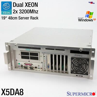 19'' 48cm Siemens Supermicro X5da8 Dual Xeon 3200mhz Computer System Server SCSI