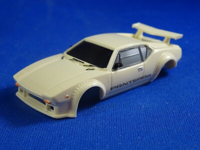 ROAD RACE REPLICAS WHITE/GOLD PANTERA GT5 HO SLOT CAR- RRR AURORA T-JET  Nu-Rora