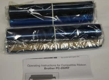 Brother PC-202RF Compatible Thermal Transfer Refill Rolls (Pack of 2)