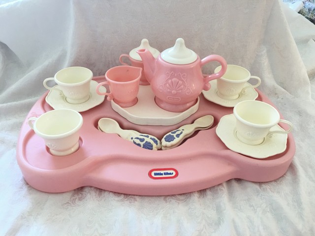 little tikes tea set pink