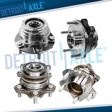 2.5L Front & Rear Wheel Bearing Hub for 07 08 2009 2010 2011 2012 Nissan Altima
