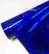 65ft Blue Gloss Holographic Chrome Chameleon Full Suv Car Vinyl Wrap Sticker Us