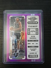 2022 Panini Contenders Optic Basketball 73 DEVIN VASSELL Purple Prizm /15 RARE
