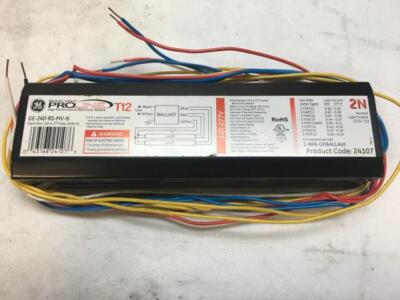 NEW General Electric Multi-Volt ProLine GE-240-RS-MV-N Electronic Ballast