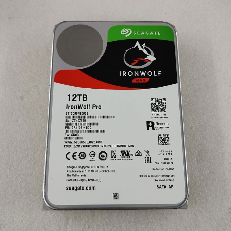 Seagate IronWolf Pro ST12000NE0008 12TB HDD Warranty 1 year | eBay