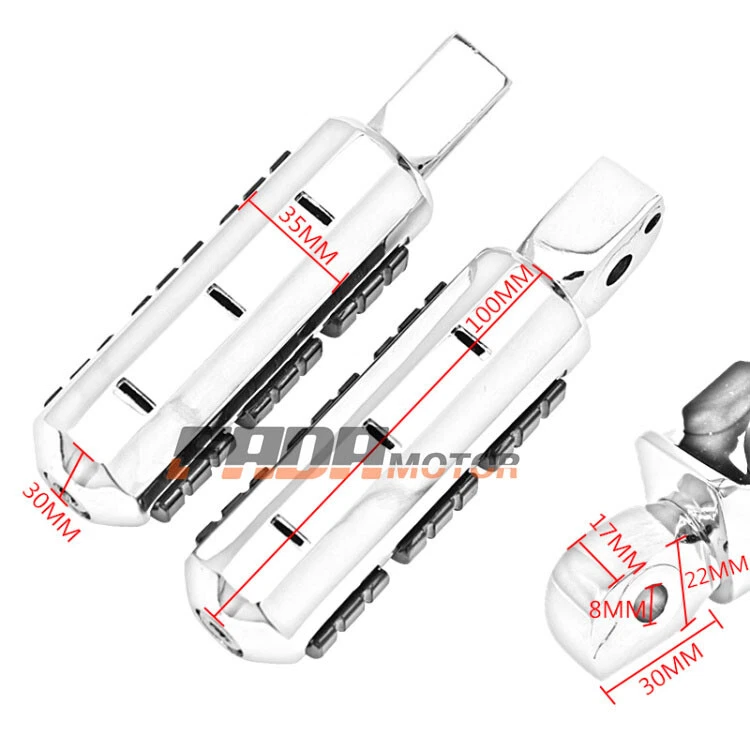 Reposapiés trasero para Suzuki Boulevard C90 S83 Intruder 1400 1500 LC VZ800 Foto 3 de 3