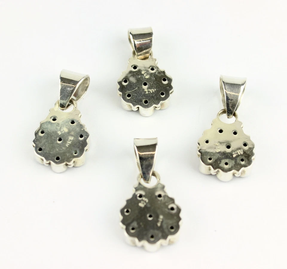 Granat, Iolith, Peridot, Multi Farbe Anhänger Edelsteine 925 Silber Schmuck Edel - Bild 2 von 2