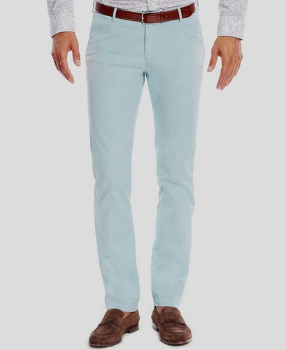 $275 Hugo Boss Men Blue Trousers Flat 