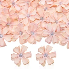 60 Pcs Artificial Daisy Flower Heads Red Artificial Daisies Flower Heads for ...