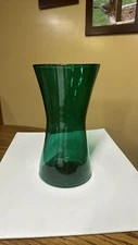 BLENKO SHEAF VASE *WAYNE HUSTED #5519* EMERALD GREEN 11.5" tall