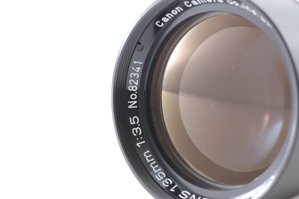 🎦VIDEO👀✨Opt Top MINT✨ Canon 135mm f3.5 iii 423g LTM L39 Leica screw From JAPAN - Image 2 of 4