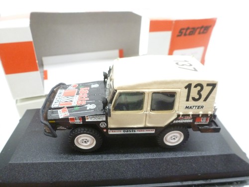 STARTER R135 VW VOLKSWAGEN ILTIS #137 PARIS DAKAR WINNER 1980 -1:43- GOOD IN BOX - Bild 6 von 11