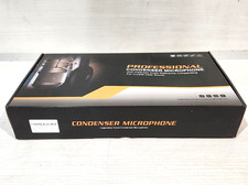 ALPOWL Black BM-800 Condenser Microphone Kit Bundle with Live V8 Sound Card