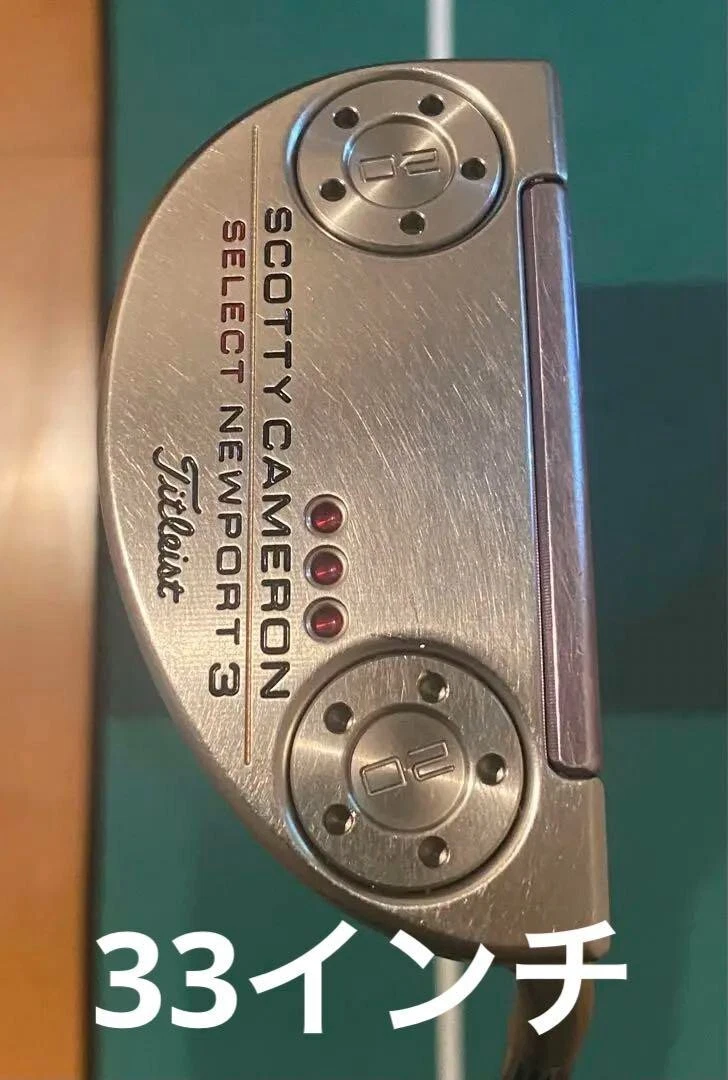 Scotty Cameron Select NEWPORT 3 Putter 33 inch with Head Cover Right Handed