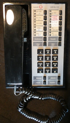 Used Lucent HFAI-10 7309H01C LRRDC Black Conference/Intercom Phone