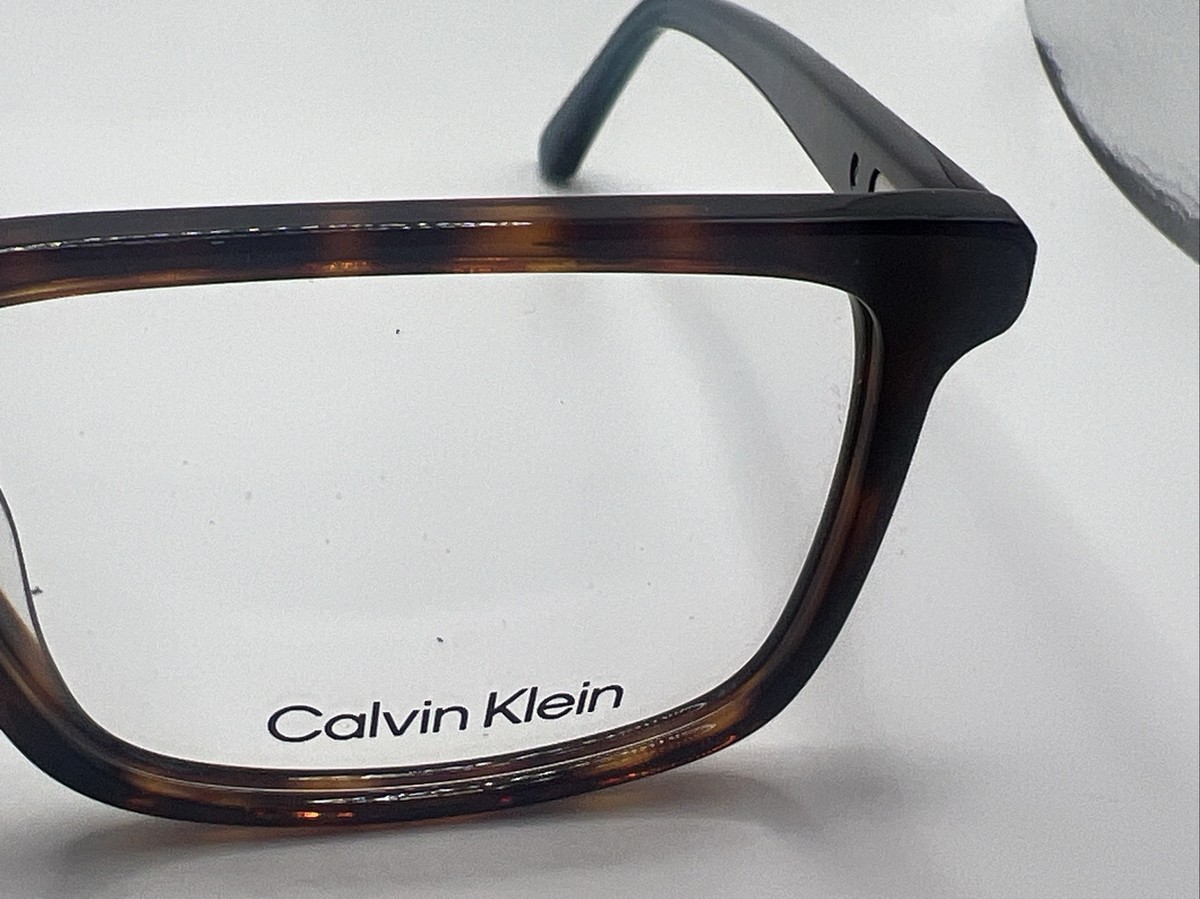 New Calvin Klein CK 22544 240 Tortoise & Blue Eyeglasses 55/16/145 CK Eyeglasses 22543 444 Aqua Tortoise at Amazon Women main image 3