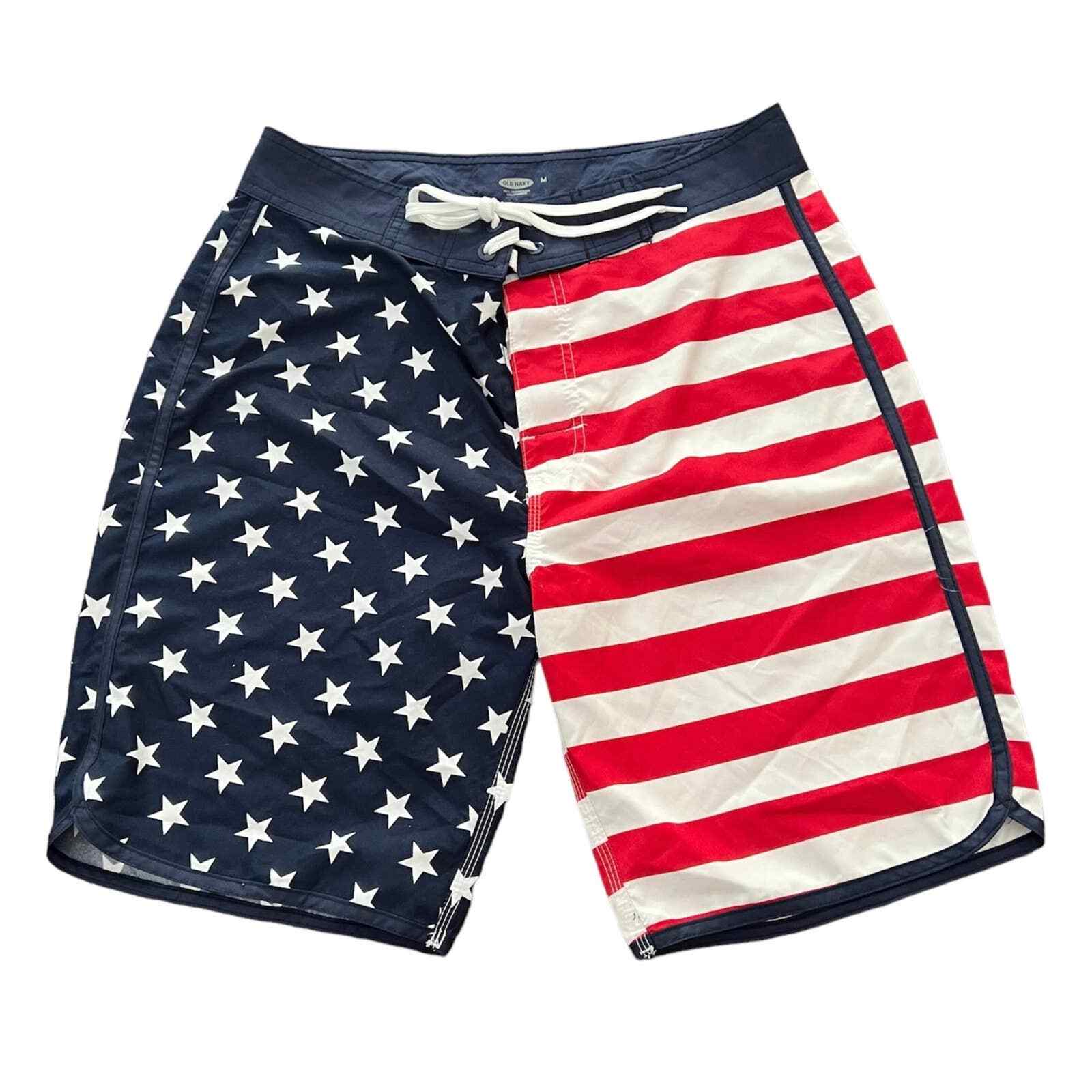 Old Navy Swimsuit Shorts American Flag size medium men’s eBay
