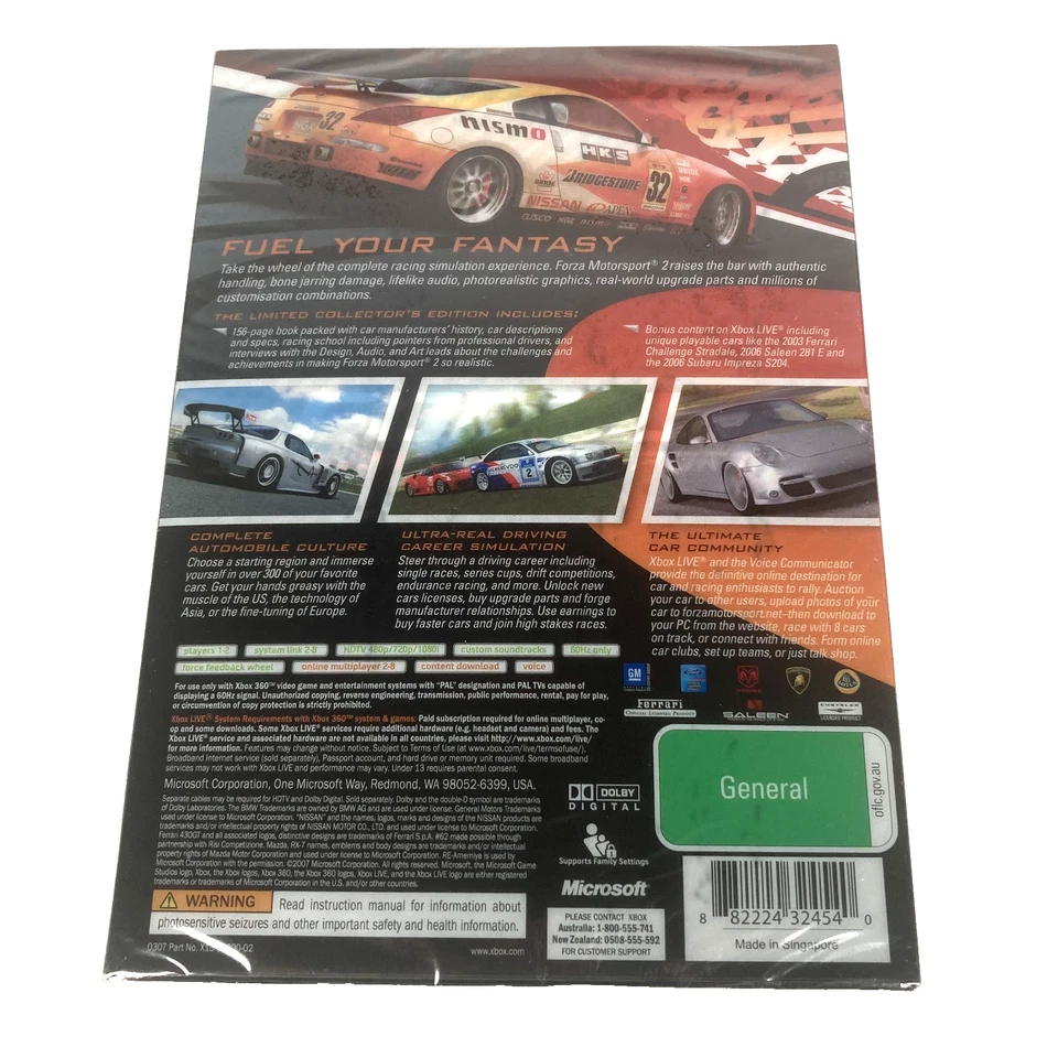 FORZA 2 Motorsport Limited Collector's Edition Xbox 360 PAL New & Factory Sealed - Image 4 of 4