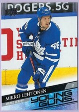 2020/21 Upper Deck Young Guns card# 721 of Mikko Lehtonen