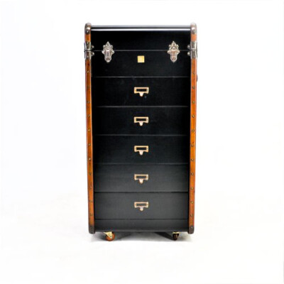 Authentic Models Stateroom Drawers Large Kommode Kleiderschrank Hoch Vintage 