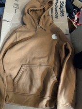 OFFICIAL CARHARTT PULLOVER HOODIE SWEATSHIRT - WOMEN S EXTRA SMALL XS 0-2