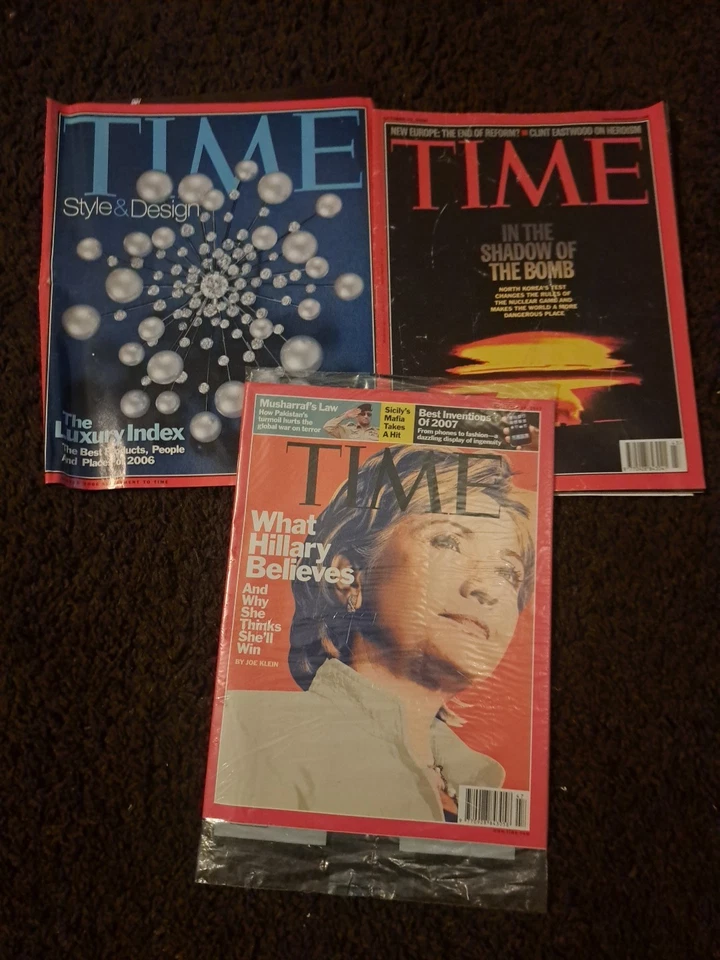 TIME MAGAZINES 21 Issues Job Lot Collection Vintage Great Photos Unopened 2000s - Image 3 of 3