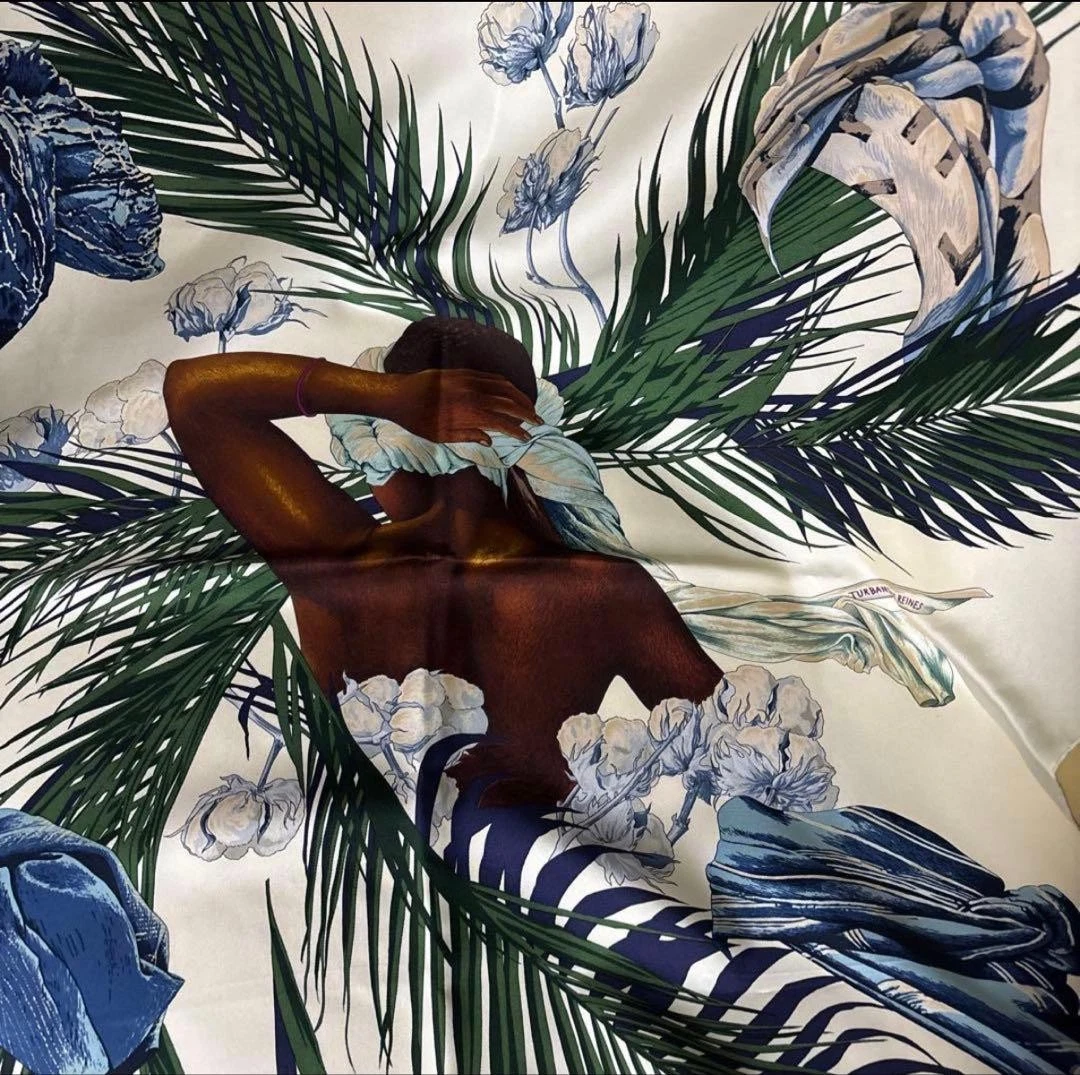 Hermes — Authentic HERMES Carre 90 Scarf Silk 100% Multicolor good condition SK1373