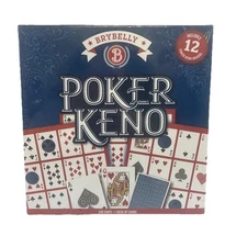 Brybelly Poker Keno Game Set with Cards and Chips - 200 Chips 1 Deck of Cards