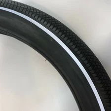 Sunlite Crusher Cruiser Tire 26 x 3.5" Baja Black/White Stripe