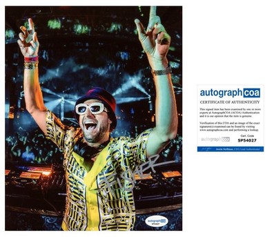 FISHER SIGNED DJ EDM LOSING IT OI OI PRODUCER - 8x10 PHOTO - ACOA COA