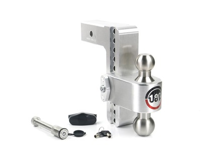 Weigh Safe LTB8-2.5-KA Turnover Ball 8'' Drop Hitch with 2.5'' Shank; Keyed alike;