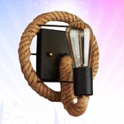 Vintage Hanfseil Wandlampe Schlafzimmer Esszimmer Flur Wandlampe für