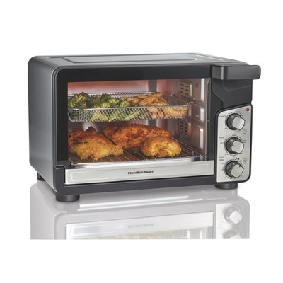 Hamilton Beach Easy View XL Toaster Oven with Sure-Crisp  Air Fry 1750W, 31460