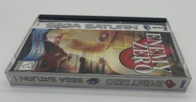 ENEMY ZERO (SEGA SATURN, 1996) CIB COMPLETE IN BOX WITH MANUAL TESTED 4 DISKS