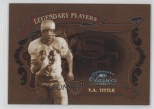 2006 Donruss Classics Legendary Players Platinum 5/25 YA Tittle #LP-5 HOF 0b2