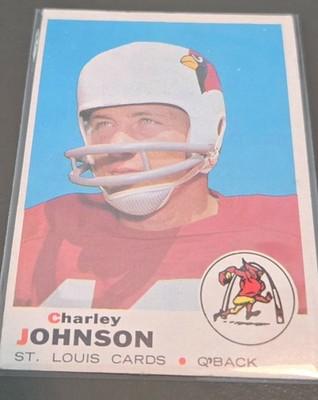 1969 Topps NFL Football Card - Charley Johnson # 247