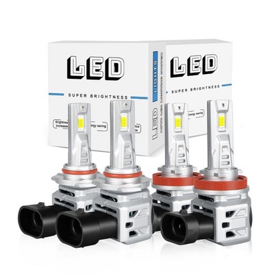 For Toyota Camry 2007-2017 LED Headlight High & Low Beam 9005 H11 Bulbs 6500K