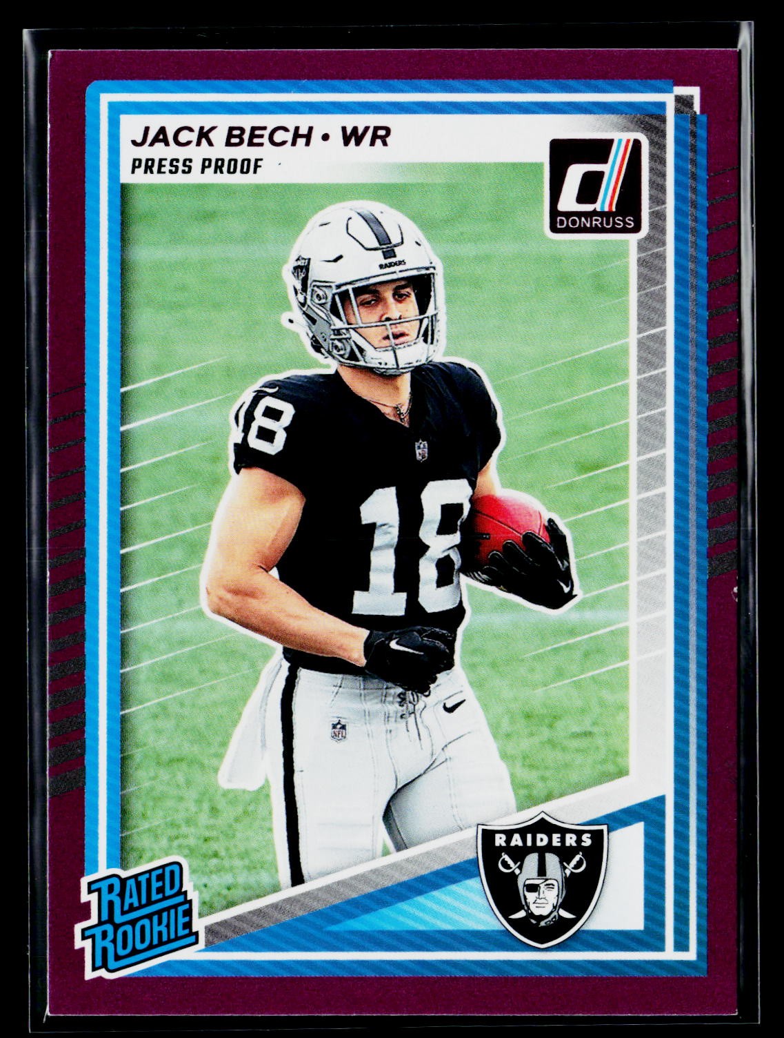 2025 Donruss Jack Bech Press Proofs Purple #320 RC
