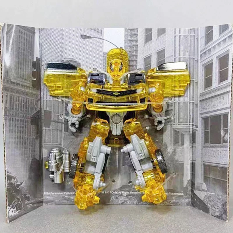 Transformers Translucent Bumblebee Core 3.75" Action Figure Takara Tomy Official - Image 3 of 4