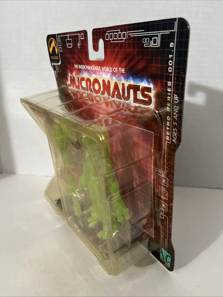 Micronauts MEMBROS RETRO SERIES 1.5 Green NEW 2003 Palisades Takara - Image 4 of 4