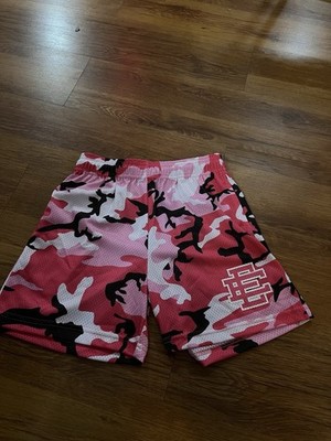 Pre-Loved Eric Emanuel EE Basic Shorts Pink Black Camo Size S | eBay