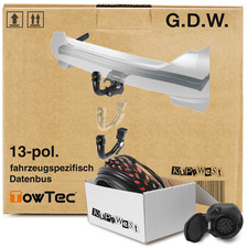 Für Golf 8 FH Typ CD1/DA1 G.D.W. Anhängerkupplung abnehmbar & 13poliger E-Satz