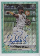 2022 Topps Chrome Rookie Aqua Wave Refractor /199 Rodolfo Castro #RA-RC Auto 0b2
