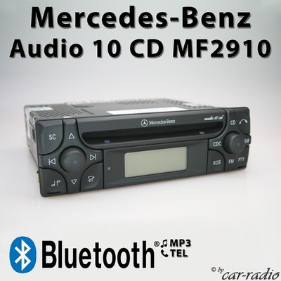 Original Mercedes Audio 10 CD MF2910 Bluetooth Radio Streaming Alpine Becker CDR