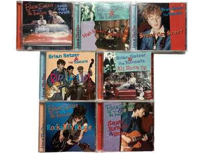 Brian Setzer & The Tomcats Live TK s Place Complete 7 CD Set - Great Condition